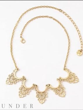 Gold Vintage Statement Necklace